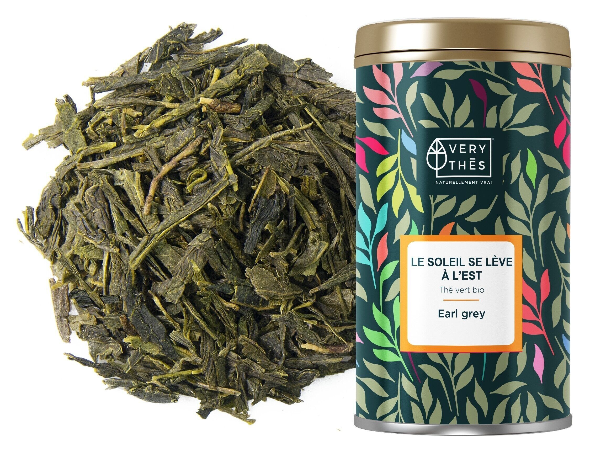 Tè verde "IL SOLE NASCE A ORIENTE" BIOLOGICO 85 GR (BERGAMOTTO)