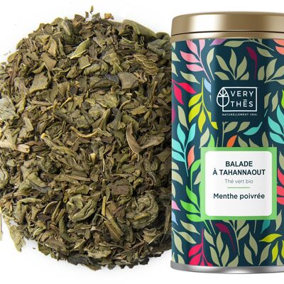 Té verde "BALADE A TAHANNAOUT" ECOLÓGICO 85 GR (MENTA)