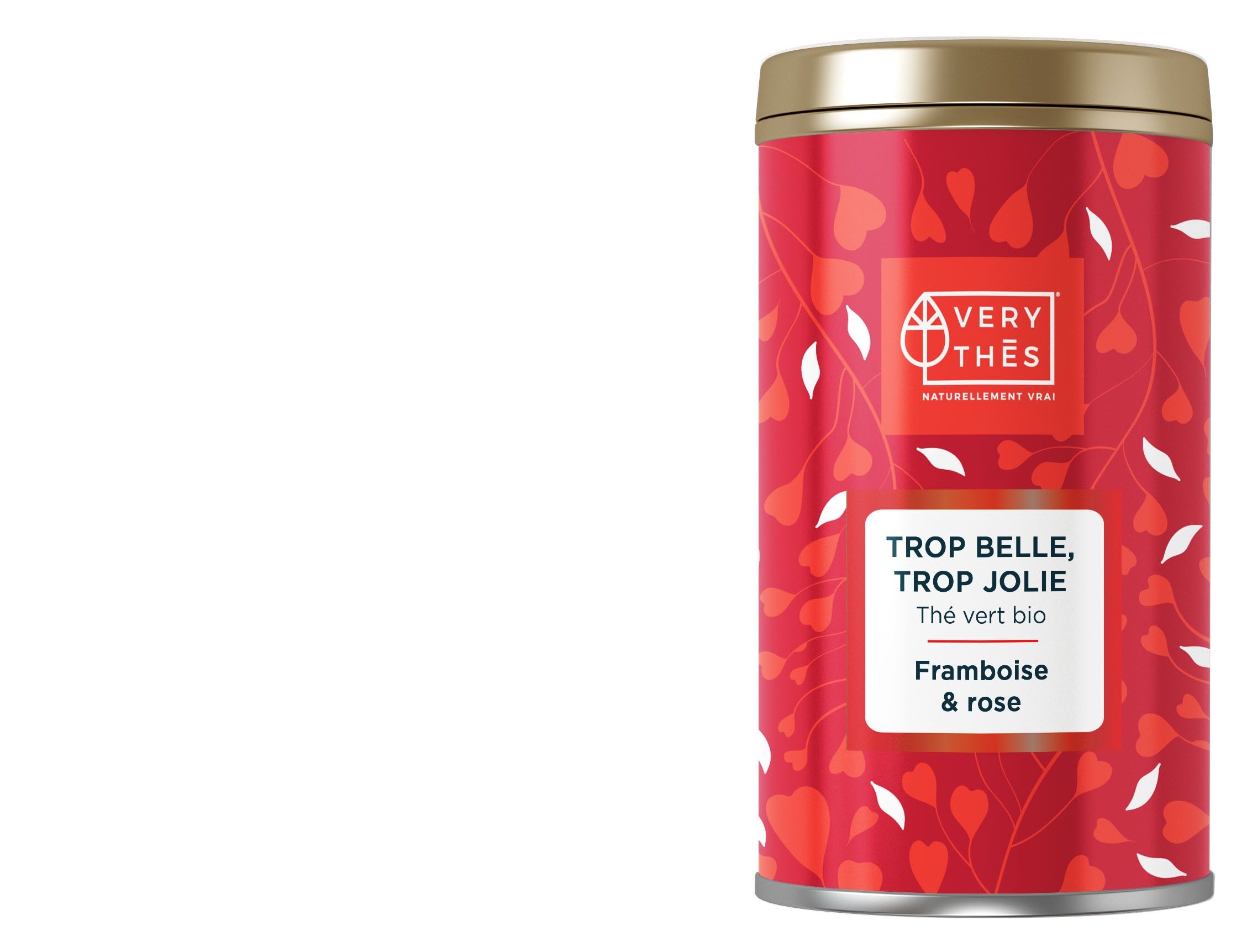 Grüner Tee "TOO BEAUTIFUL TOO PRETTY" BIO 85 GR (HIMBEERE & ROSE)