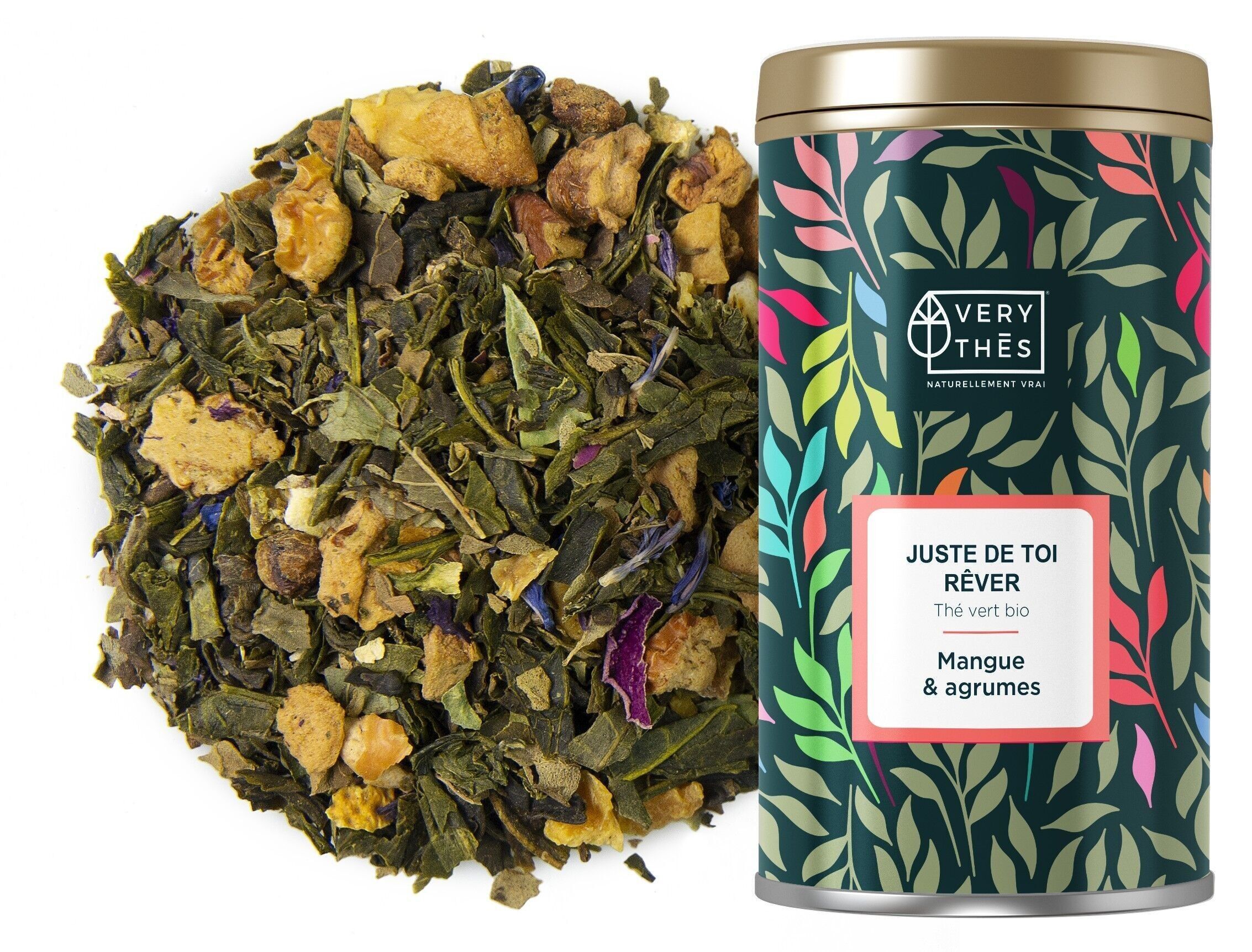 Tè verde "JUST DREAM OF YOU" BIO 85 GR (MANGO & AGRUMI)