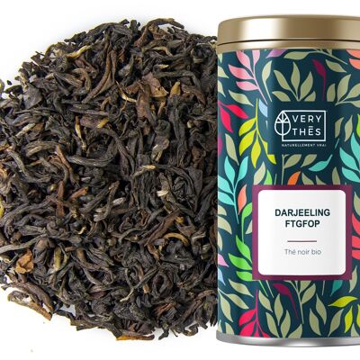 Black tea "DARJEELING" ORGANIC 1st FLUSH BLEND 85 GR (THE BLACK INDIA)