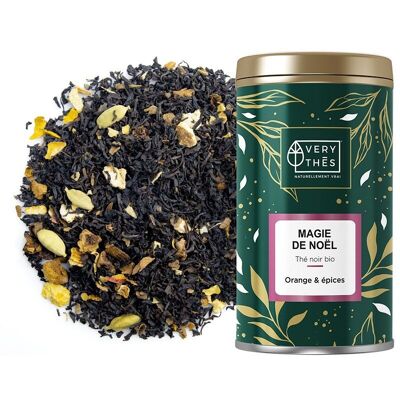 ORGANIC "CHRISTMAS MAGIC" black tea 90 GR (ORANGES AND SPICES)