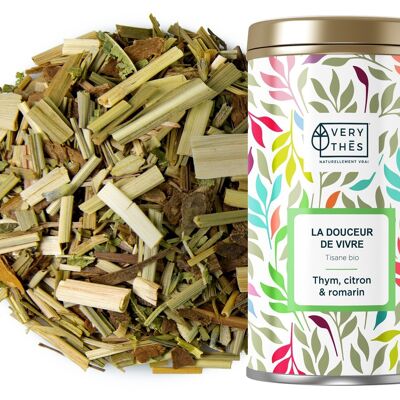 “SWEET LIVING” herbal tea 80 GR (THYME, LEMON, ROSEMARY) - VALENTINE’S DAY COLLECTOR