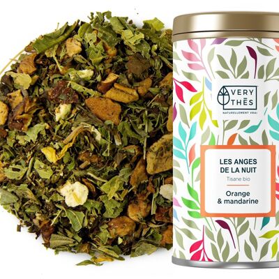 “THE ANGELS OF THE NIGHT” ORGANIC herbal tea 80 GR (CITRUS SWEETNESS) - VALENTINE’S DAY COLLECTOR