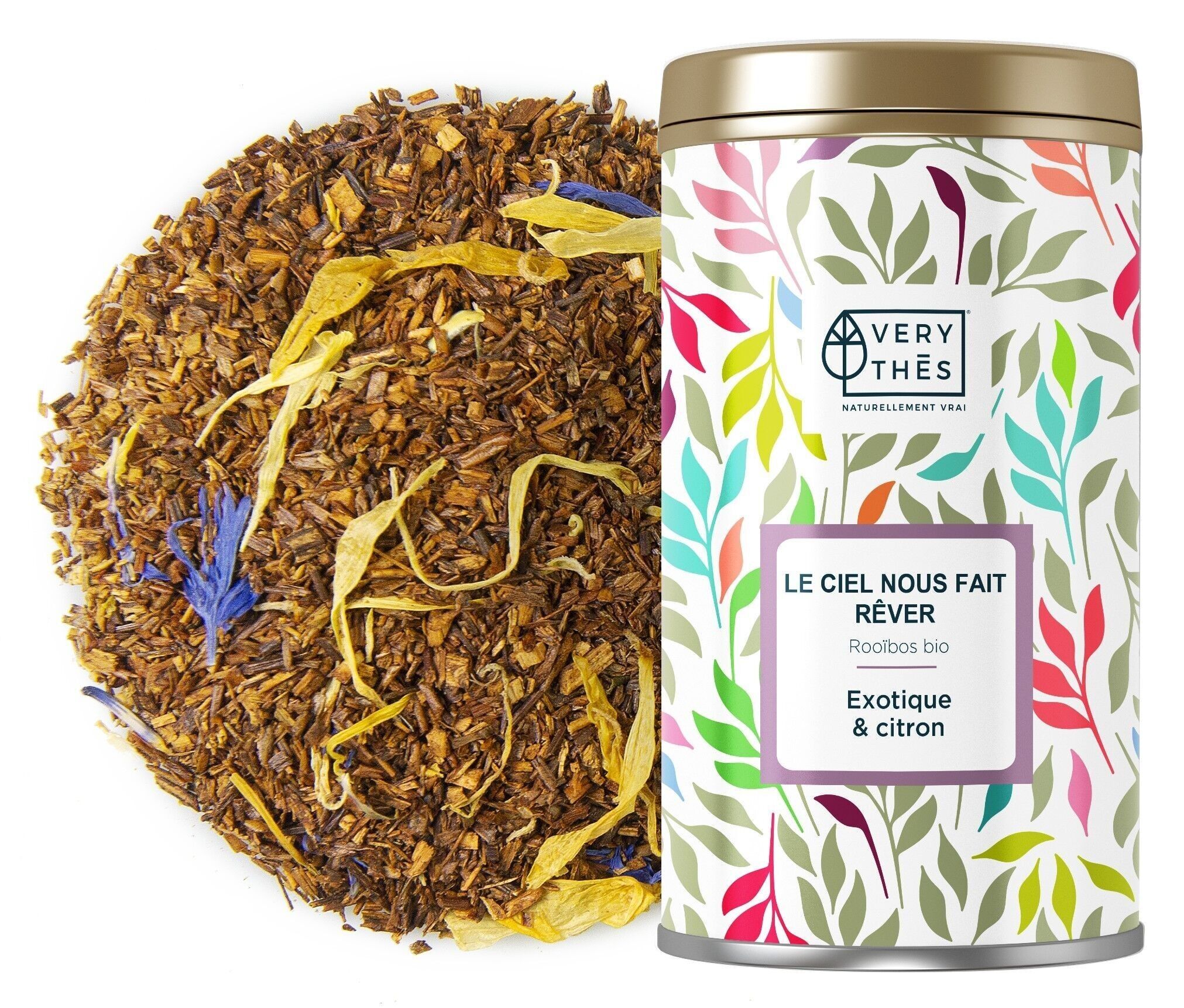 Rooibos "THE SKY MAKES US DREAMS" ORGANIC 90 GR (LEMON & MANGO)