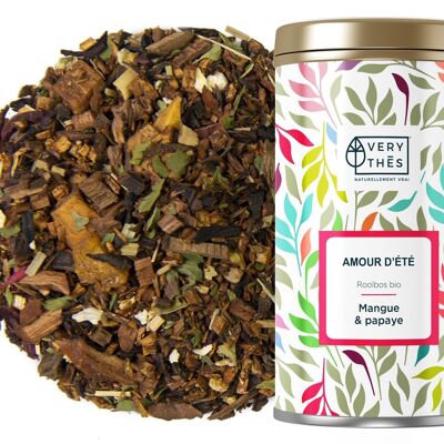 Rooibos "AMORE ESTIVO BIOLOGICO" 90 GR (MANGO E PAPAYA)