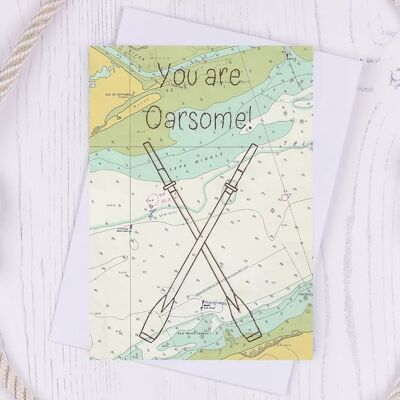 You are Oarsome Greetings Card - A6