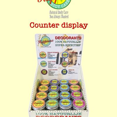 Counter Display with 48 gemengde Deodorants
