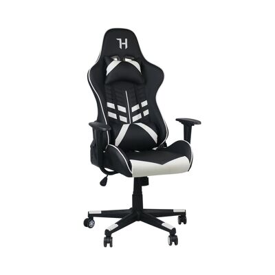 Silla Gaming Profesional BLANCA Pro Videojuegos 7H Seven House