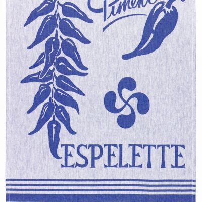 Tea towel 100% blue cotton 50 x 70 cm II