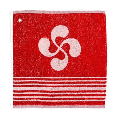 Hand towel 100% red cotton 29 × 35 cm