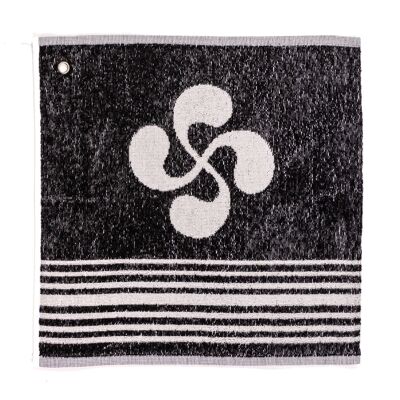 Hand towel 100% black cotton 29 × 35 cm