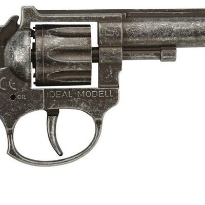 Giocattolo per bambini - Antico revolver VIP - 8 colpi - 19 cm - Metallo