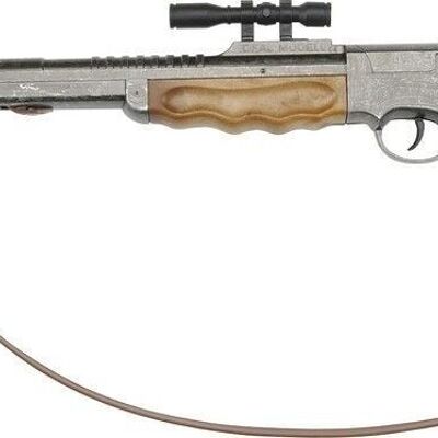 Juguete infantil - Rifle de francotirador Pantera Negra - 8 tiros - 72cm