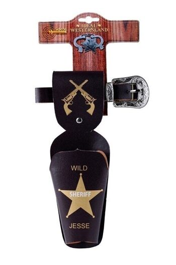 Ceinture et holster de sheriff Wild Jesse - 60-90 cm