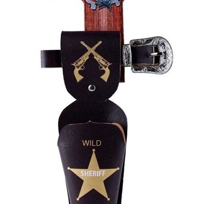 Ceinture et holster de sheriff Wild Jesse - 60-90 cm