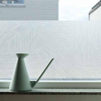 Patchwork, static cling window film