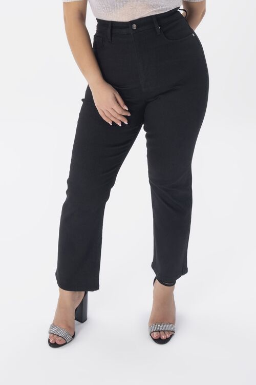 Straight Leg Jeans - Black