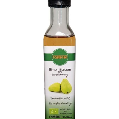 TasteTec Birnen Balsam Essig BIO 3%, 250ml