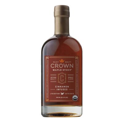 Sirop d'érable infusé à la cannelle de Crown Maple, 250 ml