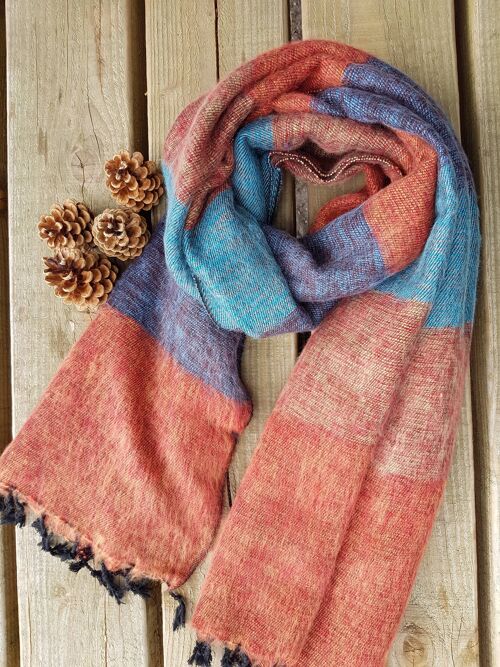 Stripie Nepali Shawls - Rustic Charm