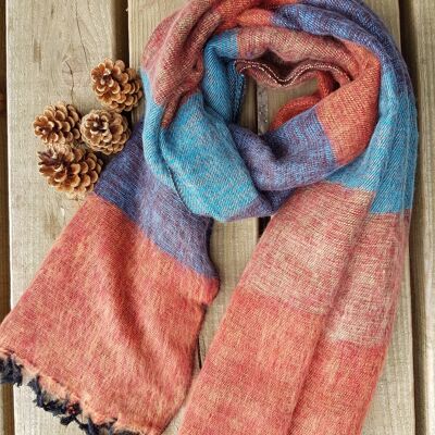 Stripie Nepali Shawls - Rustic Charm