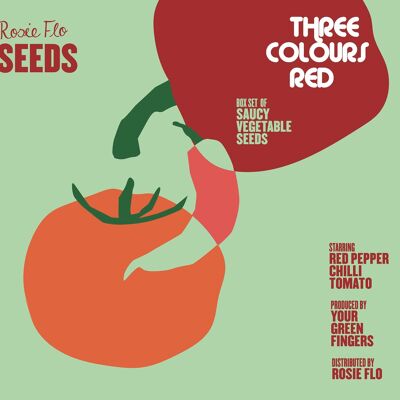 Three colours red – saucy vegetable seeds