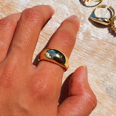 Women's Ring  Jewelry Gold Plated Gift Venus Paris