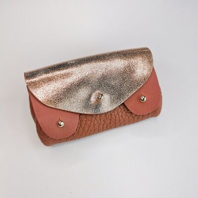 Rose Gold Crackle Purse