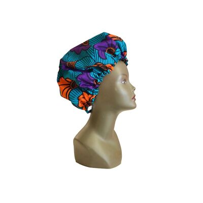 Adjustable Wax & Satin Cap - Protects Hair from Dryness