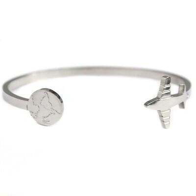 Bracelet esprit d'aventure en argent