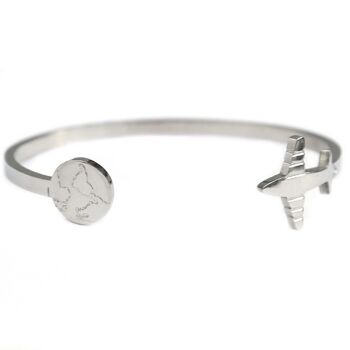 Bracelet esprit d'aventure en argent 1