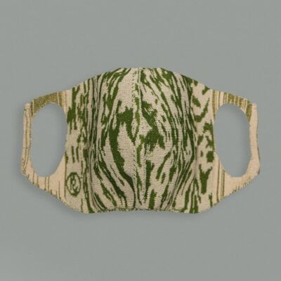 Wiederverwendbare Maske "grüne Sammlung" ZUGELASSEN für Erwachsene mit 5 wiederverwendbaren Filtern