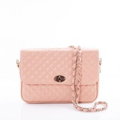 Vienna Quilted Soft Leather Cross Body Clutch Bag