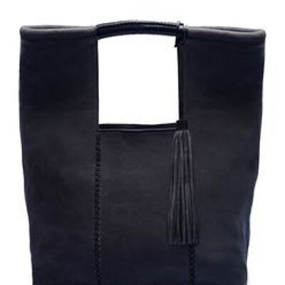 Zeta Suede Leather Large Handbag & Shoulder Bag