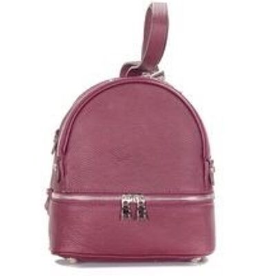 Madi Premium Pebbled Leather Backpack