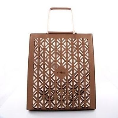 Large Lasercut Design PU Handbag