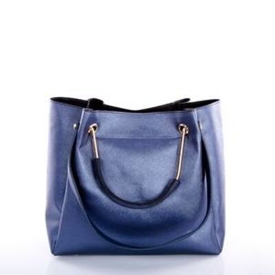 Stylish Faux Leather Hand and Shoulder Bag