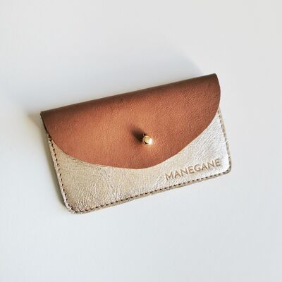 Light gold card holder