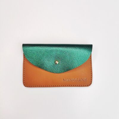 Caramel Emeraude card holder