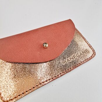 Porte-cartes Rose gold Caramel 2