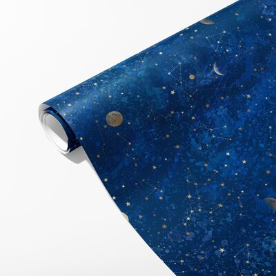 Moon & Stars Geschenkpapier