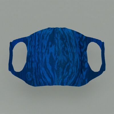 Mascherina riutilizzabile "Blue & Purple collection" OMOLOGATA adulto con 5 filtri riutilizzabili
