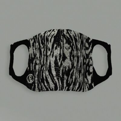 Wiederverwendbare Maske "JUNGLE Collection" ZUGELASSEN für Erwachsene mit 5 wiederverwendbaren Filtern