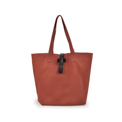 Natural lunchbag 15 l rusty rouge