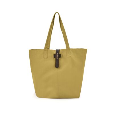 Natural lunchbag 15l jaune moutard