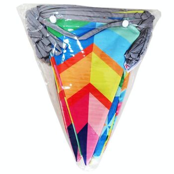 Ligne de drapeau de guirlande de tissu durable | guirlande en tissu | guirlande de drapeau durable | décoration d'anniversaire | Fête XL | 12 mètres | 24 drapeaux 4