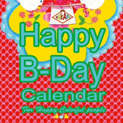 Calendrier d'anniversaire | calendriers d'anniversaire | art du calendrier d’anniversaire | calendrier joyeux | calendrier d'anniversaire