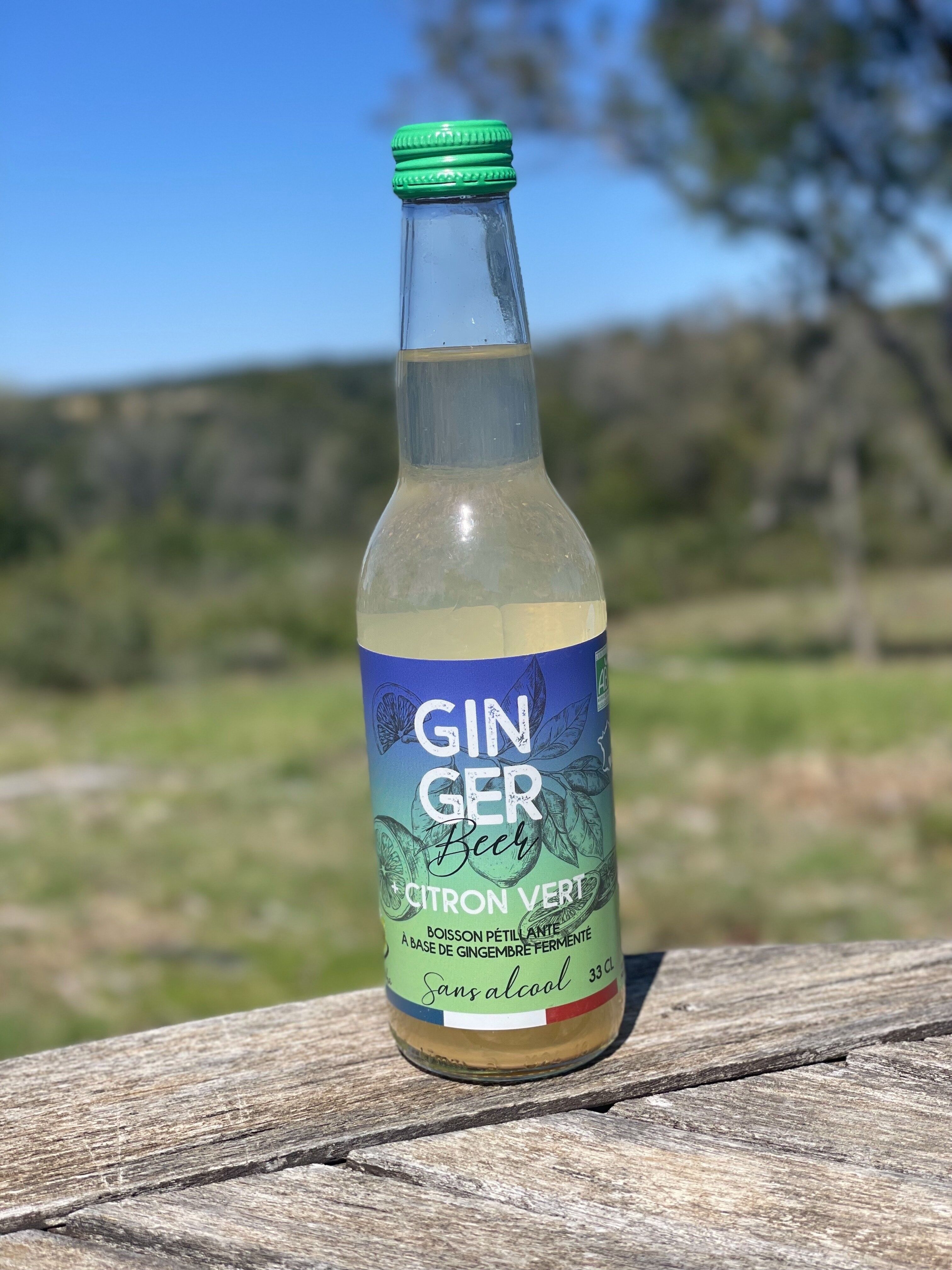 Achat Ginger beer biologique Citron vert 33 cL en gros