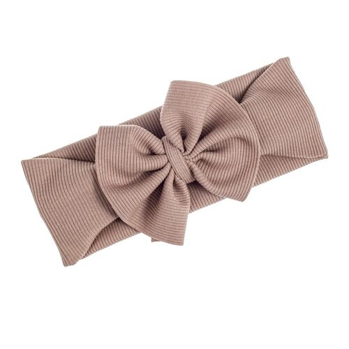 Luna Dark Beige Bow